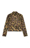 Birrot Bidan Animal-print Satin Jacket