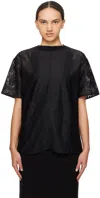Birrot Black Rose T-shirt In Black