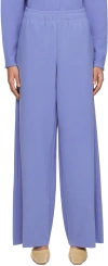 Birrot Blue Drawstring Trousers In Air Blue