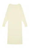 Birrot Boatneck Maxi Dress In White