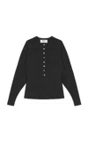 Birrot Bonded Crepe Cardigan In Black
