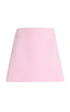 Birrot Exclusive Lay3 Crepe Mini Skirt In Pink