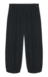 Birrot Gathered Trousers In Black