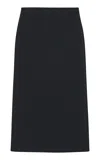 Birrot High Waist Maxi Skirt In Black