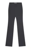 Birrot Lay2 Stretch-cotton Straight-leg Pants In Black