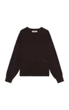 Birrot Merino Knit Jumper In Burgundy