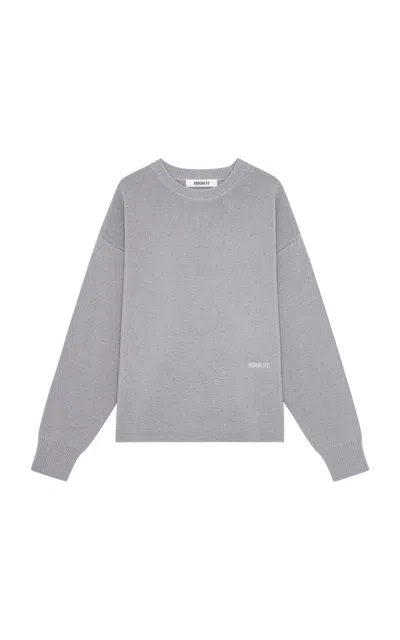 Birrot Merino Knit Jumper In Ivory