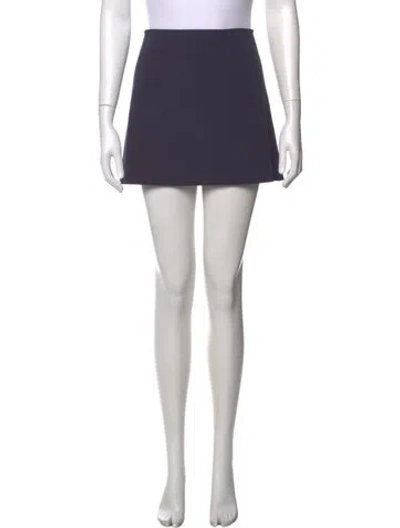 Pre-owned Birrot Mini Skirt In Blue