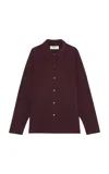Birrot Oversized Shirt In Burgundy