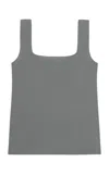 Birrot Sleeveless Top In Silver