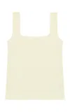 Birrot Sleeveless Top In White