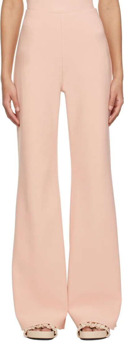 Birrot Ssense Exclusive Pink Bootcut Trousers In Baby Pink