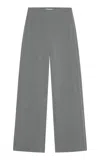 Birrot Straight Cut Trousers In Silver