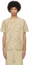 Birrot Tan Rose T-shirt In Honey