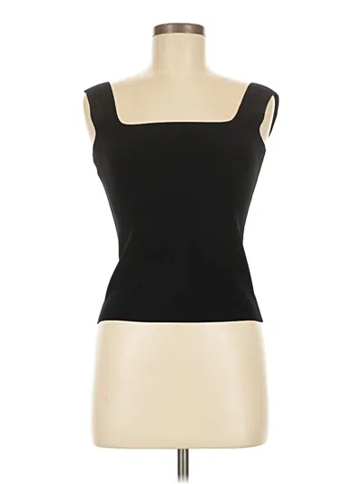 Pre-owned Birrot Tank Top Black Strapless Neckline Tops