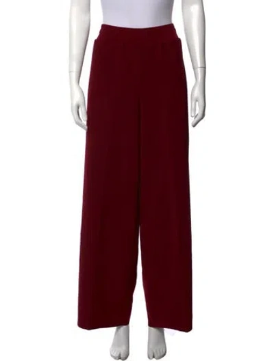 Pre-owned Birrot Wide Leg Pants In Burgundy