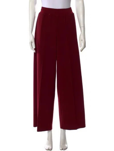 Pre-owned Birrot Wide Leg Pants In Burgundy