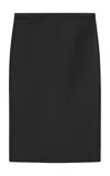Birrot Wool Knee-length Skirt In Black