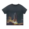 Birth Of A Royal Child Gray Rocket T-shirt