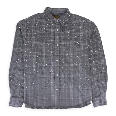 Birth Of A Royal Child Pearl And Diamond Grey Button-down Shirt