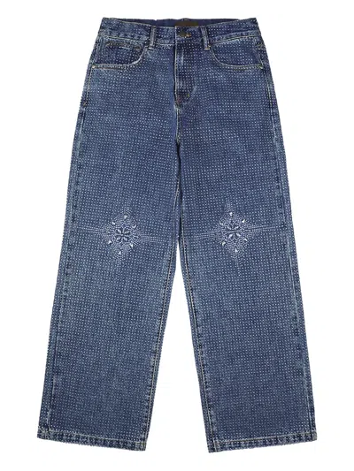 Birth Of Royal Child 20k Diamond Stellar Jeans In Multi