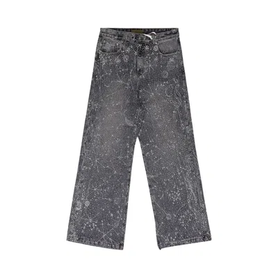 Pre-owned Birth Of Royal Child 20k Zodiac Diamond Denim 'black' | Men's Size M