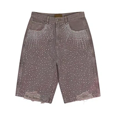 Pre-owned Birth Of Royal Child 24k Diamons Shorts 'purple' | Men's Size M