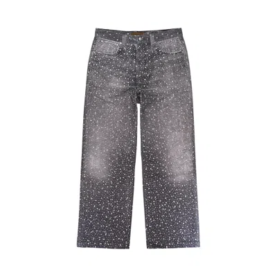 Pre-owned Birth Of Royal Child Diamond Denim Straight-fit Jeans 'black' | Men's Size Xs