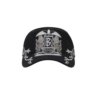 Pre-owned Birth Of Royal Child Double Lion Embroidered Baseball Cap 'black' | Men's Size Onesize