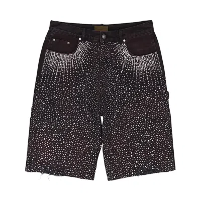 Pre-owned Birth Of Royal Child Redial Diamond Jorts 'black' | Men's Size Xl