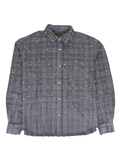 Birth Of Royal Child Rhinestone-embellished "grey" Shirt