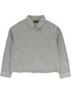 Birth Of Royal Child Rhinestone-embellished "light Grey" Jacket In Grey