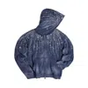Birth Of Royal Child 20k Steller Diamond Hoodie In Blue
