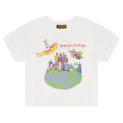 Pre-owned Birth Of Royal Child The Beatles Tee 'white' | Men's Size L