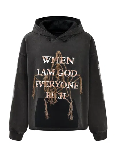 Birth Of Royal Child Unisex Rich Hoodie In Black