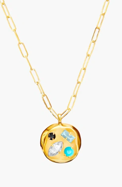 Birthdate Co. The April Birthdate Gold Pendant In April 15th - Gold