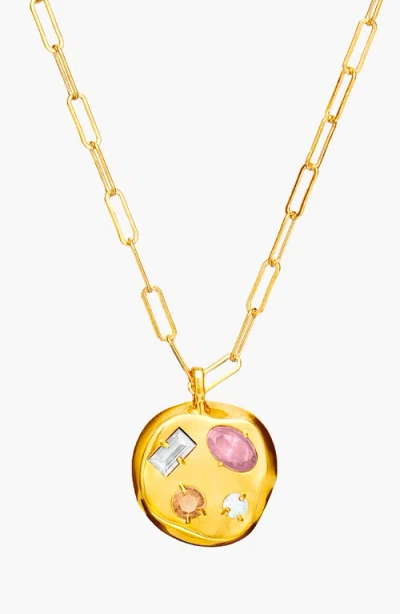 Birthdate Co. The April Birthdate Gold Pendant In April 19th - Gold