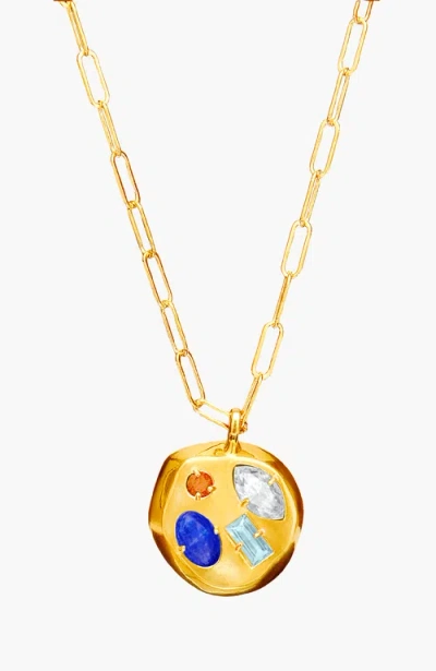 Birthdate Co. The April Birthdate Gold Pendant In April 23rd - Gold