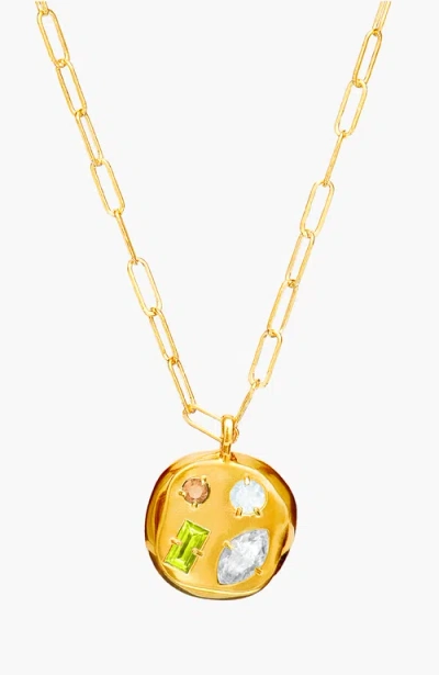 Birthdate Co. The April Birthdate Gold Pendant In April 27th - Gold