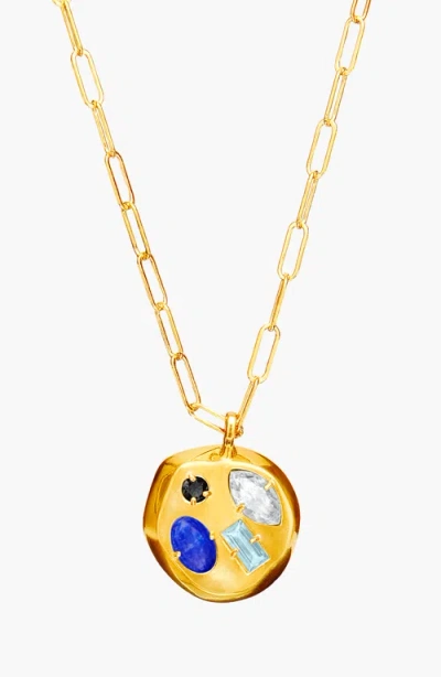 Birthdate Co. The April Birthdate Gold Pendant In April 28th - Gold