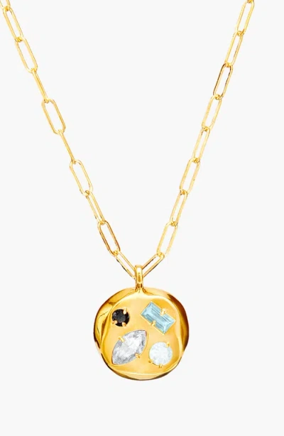 Birthdate Co. The April Birthdate Gold Pendant In April 30th - Gold