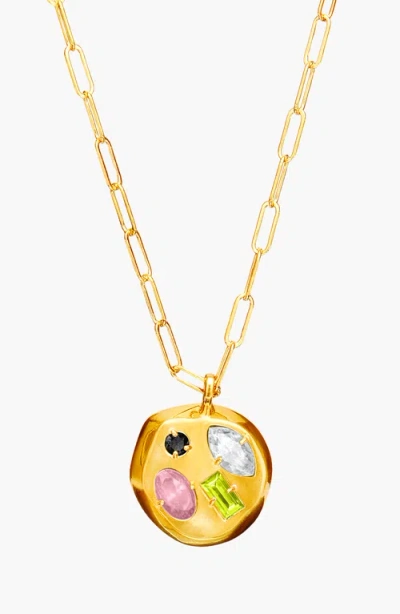 Birthdate Co. The April Birthdate Gold Pendant In April 3rd - Gold