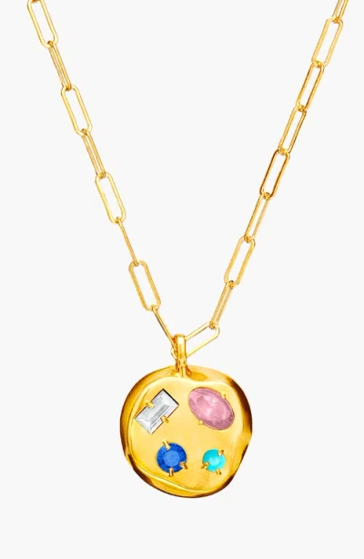 Birthdate Co. The April Birthdate Gold Pendant In April 4th - Gold