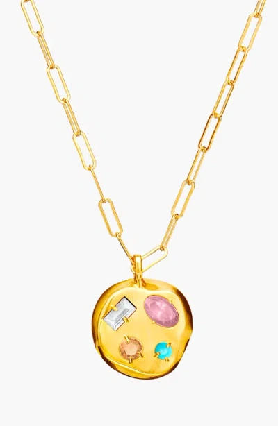 Birthdate Co. The April Birthdate Gold Pendant In April 9th - Gold