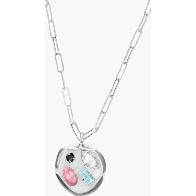 Birthdate Co. The April Birthdate Silver Pendant In April 13th - Silver