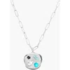 Birthdate Co. The April Birthdate Silver Pendant In April 15th - Silver