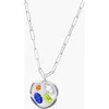 Birthdate Co. The April Birthdate Silver Pendant In April 18th - Silver