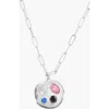 Birthdate Co. The April Birthdate Silver Pendant In April 1st - Silver