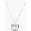 Birthdate Co. The April Birthdate Silver Pendant In April 25th - Silver