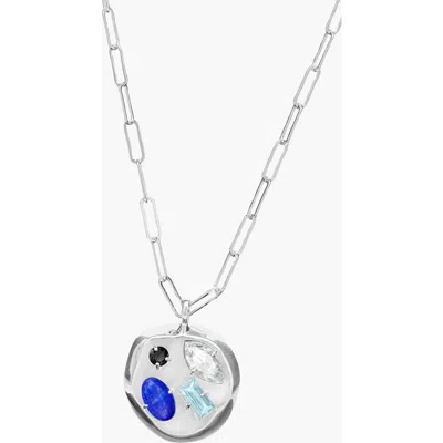 Birthdate Co. The April Birthdate Silver Pendant In April 28th - Silver